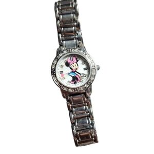 New Disney Minnie Mouse Pink and Silver Watch